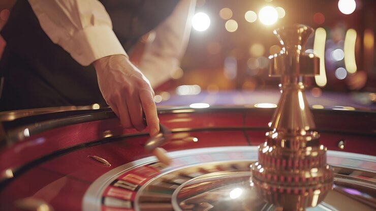 warlock live casino blackjack table with HD dealer feed and betting interface